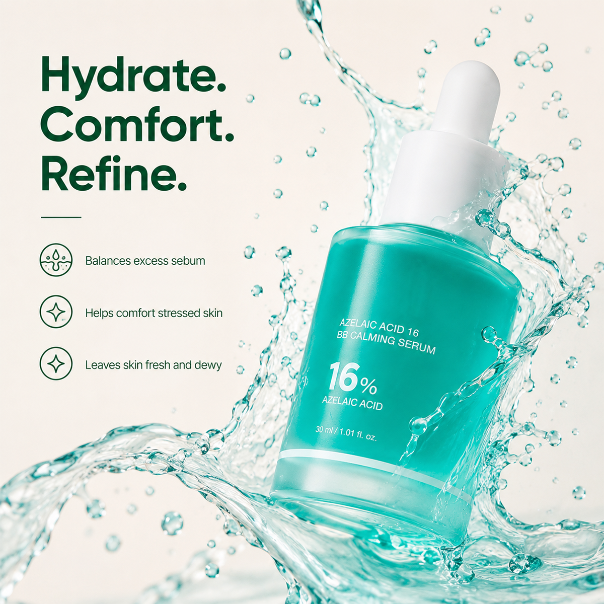Simple daily serum routine