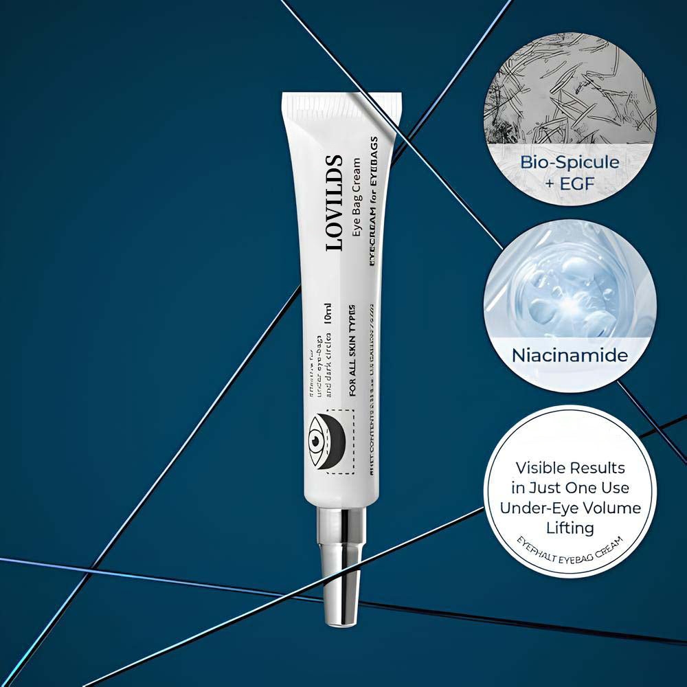 LOVILDS Revitalizing Under Eye Cream | Anti-Aging Moisturizer for Dark Circles, Puffiness & Fine Lines