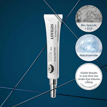 LOVILDS Revitalizing Under Eye Cream | Anti-Aging Moisturizer for Dark Circles, Puffiness & Fine Lines