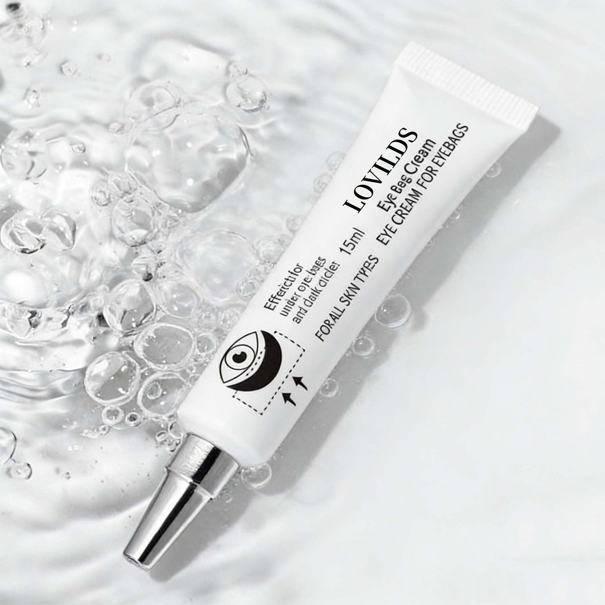 LOVILDS Revitalizing Under Eye Cream | Anti-Aging Moisturizer for Dark Circles, Puffiness & Fine Lines