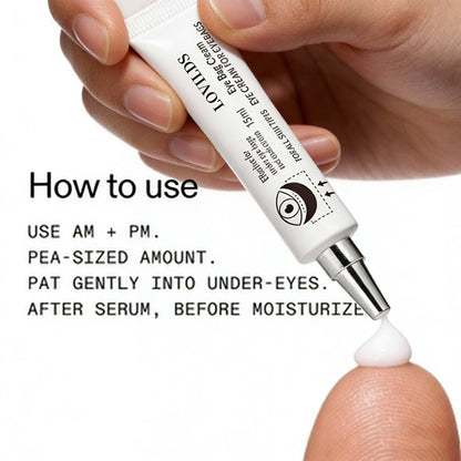 LOVILDS Revitalizing Under Eye Cream | Anti-Aging Moisturizer for Dark Circles, Puffiness & Fine Lines